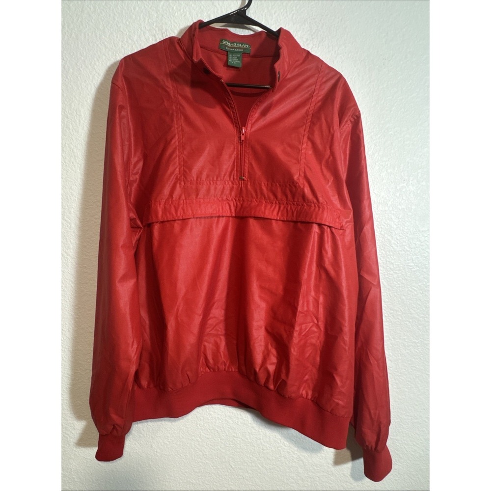 Vintage Grand slam Mungsing Wear Jacket Red Mens Size XL Extra Large